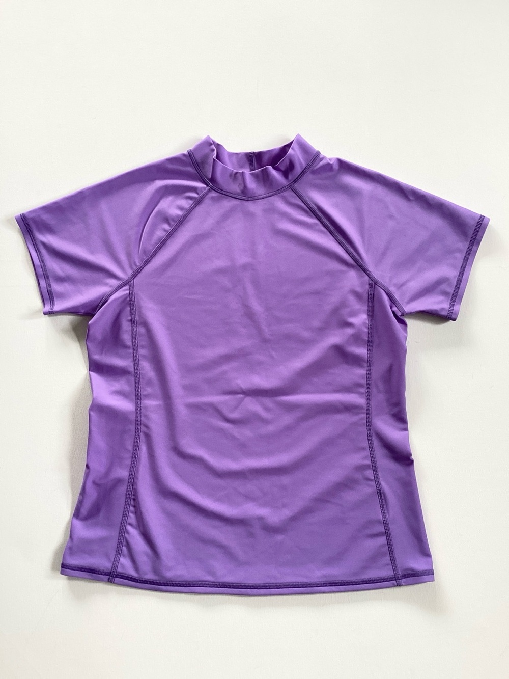 Lands End Purple Rash Guard